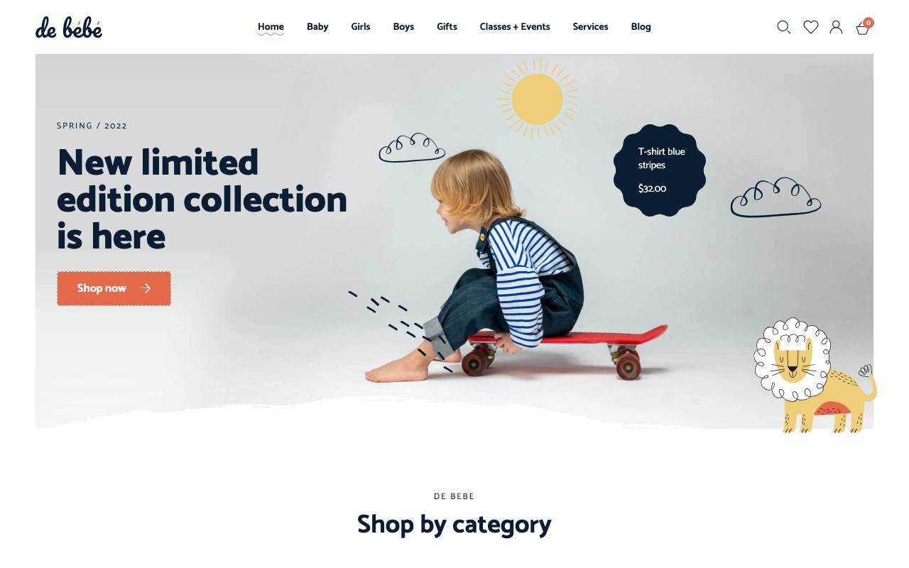 Debebe — Baby & Kids Store · Woo