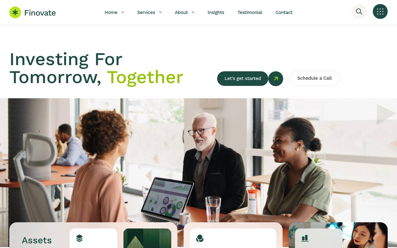 Finovate — Financial Consulting