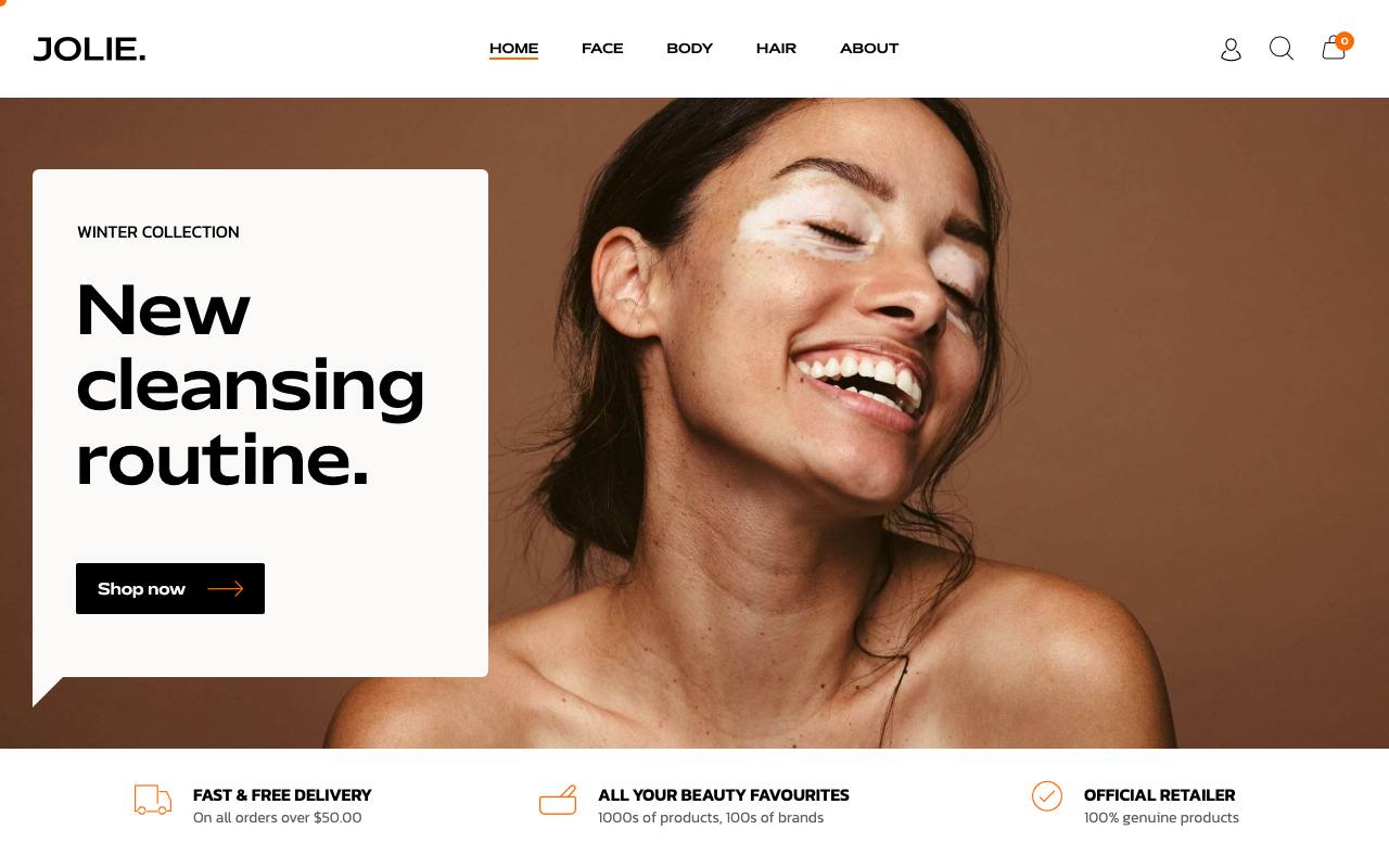 Jolie — Beauty Shop · Woo