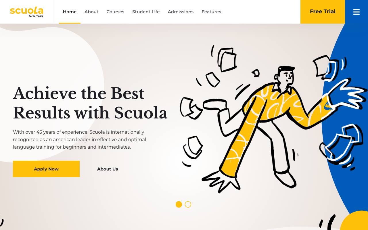 Scuola — Language School · Woo